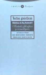 Portada de Textos gnósticos. Biblioteca de Nag Hammadi I: tratados filosóficos y cosmológicos