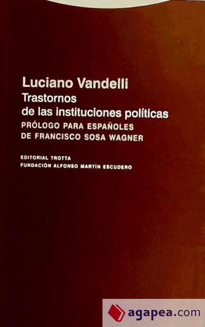 Trastornos de las instituciones políticas