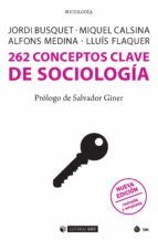 Portada de 262 conceptos clave de sociología (Ebook)