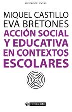 Portada de Acción social y educativa en contextos escolares (Ebook)