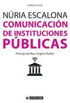 Portada de Comunicaci&oacute;n de instituciones p&uacute;blicas (Ebook)