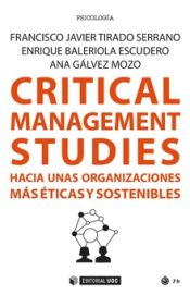 Portada de Critical Management Studies (Ebook)