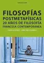 Portada de Filosof&iacute;as postmetaf&iacute;sicas (Ebook)