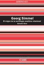 Portada de Georg Simmel. El origen de la sociología analítica relacional (Ebook)