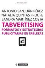 Portada de Tabvertising. Formatos y estrategias publicitarias en tabletas (Ebook)