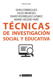 Portada de Técnicas de investigación social y educativa