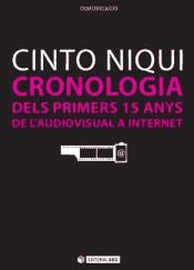 Portada de Cronologia dels primers 15 anys de l'audiovisual a internet