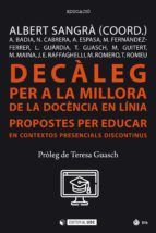 Portada de Decàleg per a la millora de la docència en línia (Ebook)