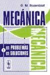 Portada de Mec&aacute;nica en problemas y en soluciones