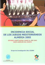 Portada de Incidencia social de los Juegos Mediterráneos Almería 2005. Estudio Longitudinal desde el año 2002 después del evento