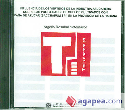 Influencia de los vertidos de la industria azucarera sobre las propiedades de suelos cultivados con caña de azucar (saccharum s