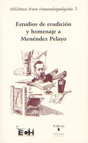 Portada de Estudios de erudición y homenaje a Menéndez Pelayo