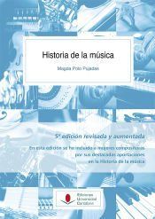 Portada de Historia de la música (5ª edición revisada y aumentada)