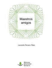 Portada de Maestros amigos