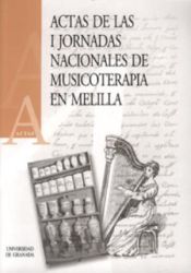 Portada de Actas de las I Jornadas Nacionales de Musicoterapia en Melilla