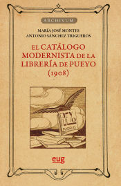 Portada de Catálogo modernista de la librería de Pueyo (1908)