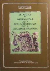 Portada de Estatutos y ordenanzas de la Real Maestranza de la ciudad de Granada