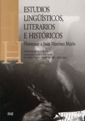 Portada de Estudios lingüisticos, literarios e históricos