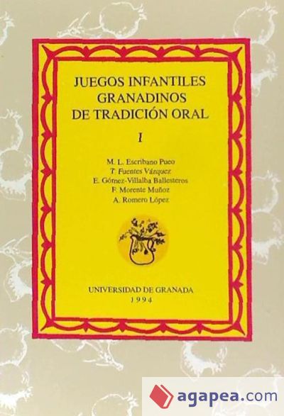 Juegos infantiles granadinos de tradición oral