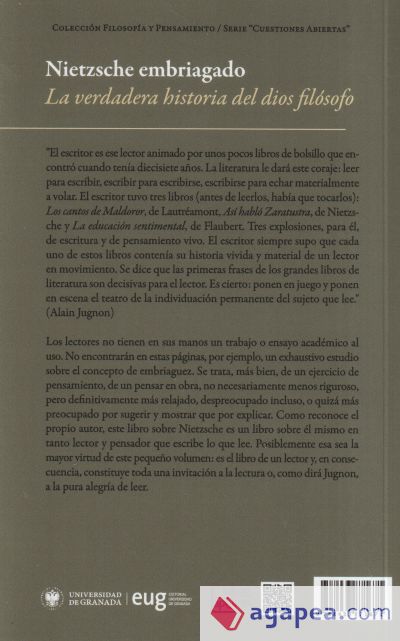 Nietzsche embriagado: la verdadera historia del dios filósofo