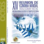 Portada de XIV Reunion de economia mundial/ Word economy meeting