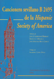 Portada de Cancionero sevillano B 2495 de la ""Hispanic Society of America""