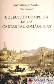 Portada de Colección completa de las Cartas Tauromáquicas