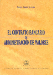 Portada de El contrato bancario de administración de valores