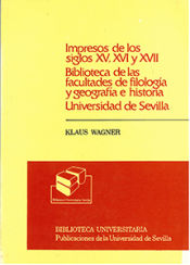 Portada de IMPRESOS S. XV,XVI Y XVII.BIBLIOTECA FAC