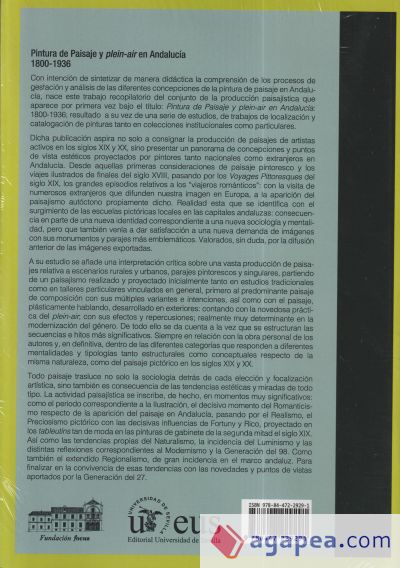 Pintura de Paisaje y plein-air en Andalucía. 1800-1936