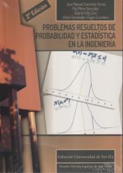 Portada de Problemas resueltos de probabilidad y estadística en la ingenería