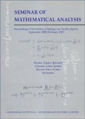 Portada de Seminar of Mathematical Analysis (2002-2003)