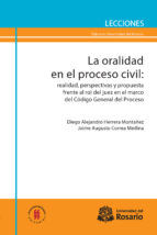 Portada de La oralidad en el proceso civil (Ebook)