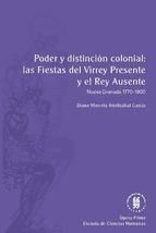 Portada de Poder y distinción colonial: las fiestas del virrey presente y el rey ausente (Ebook)