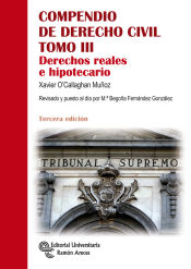 Portada de Compendio de Derecho Civil. Tomo III: Derechos reales e hipotecario