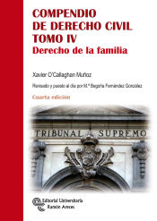 Portada de Compendio de Derecho Civil. Tomo IV