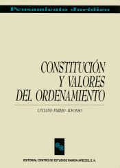 Portada de Constitución y valores del ordenamiento