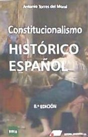 Portada de Constitucionalismo histórico español