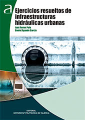 Portada de Ejercicios resueltos de infraestructuras hidráulicas urbanas