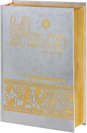 Portada de La Biblia Latinoamérica [letra grande] nacarina, canto dorado
