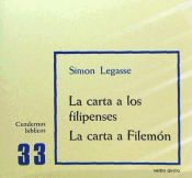 Portada de La carta a los Filipenses. La carta a Filemón