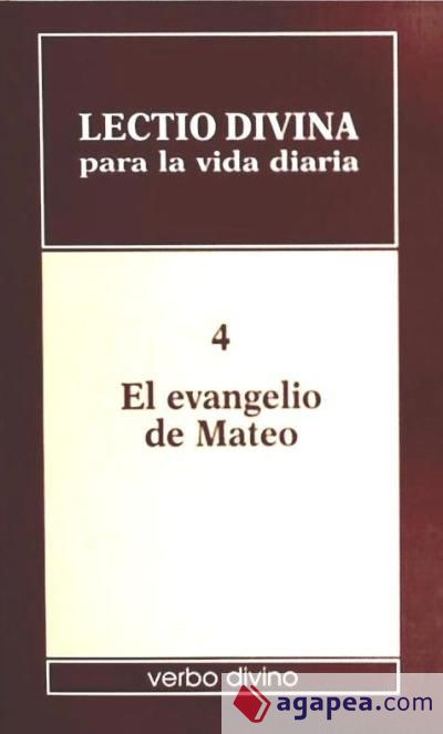 Lectio divina para la vida diaria: El evangelio de Mateo