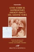 Portada de Maimónides: Leyes sobre el matrimonio del Mishné Torá (Ebook)