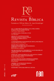 Portada de Revista Bíblica 2021/1-2 - Año 83