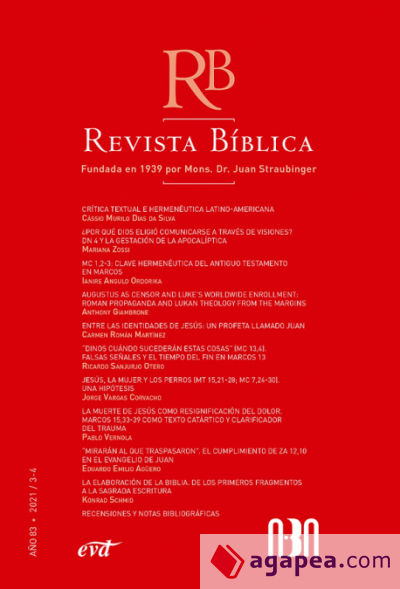 Revista Bíblica 2021/3-4 - Año 83