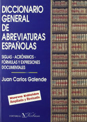Portada de Diccionario general de abreviaturas españolas