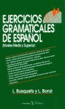 Portada de Ejercicios gramaticales de español