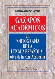 Portada de Gazapos académica en ortografía de la lengua española obra de la Real Academia