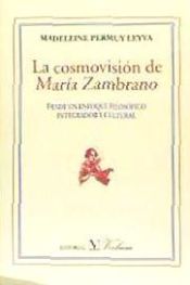 Portada de La cosmovisión de María Zambrano