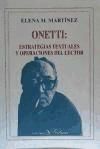 Portada de Onetti: Estrategias textuales y operaciones del lector